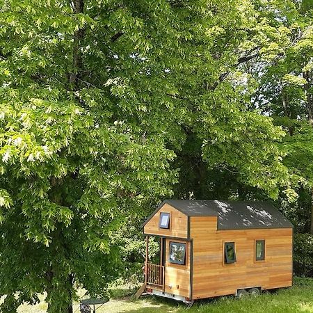 Micro Maison Bois / Tiny House Au Calme Crest Exterior foto